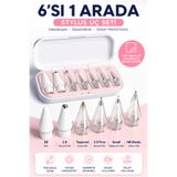 WANNA PROTECT Pencil 2./1. Nesil Pencil Pro/USB-C için iPad Pro/Mini/Air Dayanıklı 6 Yedek Uçları Ve Çantası