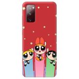 WANNA PROTECT Samsung A02S ile Uyumlu Kırmızı, Puff Girl Power Desenli, İçi Kadife Silikon Telefon Kılıfı puffgirlpower_220