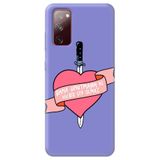WANNA PROTECT Samsung A02S ile Uyumlu Lila, İçi Kadife, Unutma Girl Power Desenli Silikon Telefon Kılıfı unutmagirlpower_220
