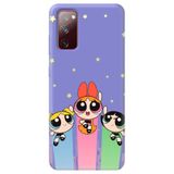 WANNA PROTECT Samsung A02S ile Uyumlu Lila Puff Girl Power Desenli İçi Kadife Silikon Telefon Kılıfı puffgirlpower_220