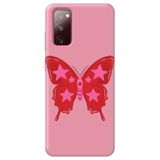 WANNA PROTECT Samsung A02S ile Uyumlu Pembe, Kelebek Girl Power Desenli, İçi Kadife Silikon Telefon Kılıfı kelebekgirlpower_220