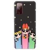 WANNA PROTECT Samsung A02S ile Uyumlu Siyah Puff Girl Power Desenli Silikon Telefon Kılıfı, İçi Kadife puffgirlpower_220