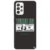 WANNA PROTECT Samsung A33 ile Uyumlu Siyah Premium İçi Kadife Money Desenli Silikon Telefon Kılıfı money_212