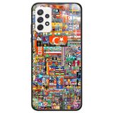 WANNA PROTECT Samsung A52 ile Uyumlu Reddit Place Premium Desenli Glossy Kılıf, Karışık Renk