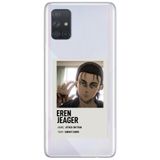 WANNA PROTECT Samsung A71 ile Uyumlu Attack On Titan Eren Yeager Desenli Şeffaf Silikon Telefon Kılıfı attackontitan13_180