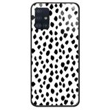 WANNA PROTECT Samsung A71 ile Uyumlu Benek Premium Desenli Glossy Kılıf, Çok Renkli