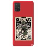 WANNA PROTECT Samsung A71 ile Uyumlu Kırmızı Premium İçi Kadifeli Attack On Titan Desenli Silikon Telefon Kılıfı attackontitan_180