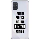 WANNA PROTECT Samsung A71 ile Uyumlu Limited Edition Desenli Şeffaf Silikon Telefon Kılıfı limited_180