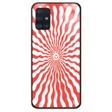 WANNA PROTECT Samsung A71 ile Uyumlu Rainbow Gülücük Premium Desenli Glossy Kılıf, Kırmızı gulucukglossy_184