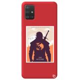 WANNA PROTECT Samsung A71 ile Uyumlu The Witcher Desenli Silikon Telefon Kılıfı, Kırmızı, İç Kadife thewitcher_180