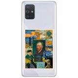 WANNA PROTECT Samsung A71 ile Uyumlu Van Gogh Desenli Şeffaf Silikon Telefon Kılıfı vangogh2_180