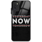 WANNA PROTECT Samsung Galaxy A02S ile Uyumlu Kamera Korumalı, Motivasyon Motto Desenli, Glossy Telefon Kılıfı, Siyah motivasyon_691