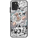 WANNA PROTECT Samsung Galaxy A02S ile Uyumlu, Kamera Korumalı, One Piece Luffy Desenli, Glossy, Renkli Kolaj Telefon Kılıfı