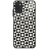 WANNA PROTECT Samsung Galaxy A02s ile Uyumlu Kamera Korumalı Papatya Desenli Glossy Telefon Kılıfı, Çok Renkli papatyaglossy_691