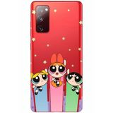 WANNA PROTECT Samsung Galaxy A02S ile Uyumlu Puff Girl Power Desenli Silikon Telefon Kılıfı, Şeffaf puffgirlpower_220