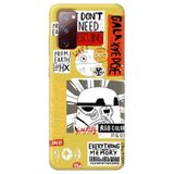 WANNA PROTECT Samsung Galaxy A02s ile Uyumlu Sarı Premium Silikon Telefon Kılıfı, Danger Desenli, İçi Kadife dangerr_220