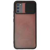 WANNA PROTECT Samsung Galaxy A02s ile Uyumlu Siyah Kamera Korumalı Sürgülü Silikon Kılıf slidercase_180