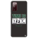 WANNA PROTECT Samsung Galaxy A02s ile Uyumlu Siyah Premium İçi Kadife Money Desenli Silikon Telefon Kılıfı money_220