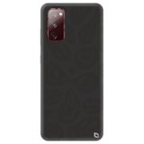 WANNA PROTECT Samsung Galaxy A02s ile Uyumlu Siyah Premium Silikon Telefon Kılıfı, İçi Kadife, Gülücük Desenli