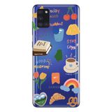 WANNA PROTECT Samsung Galaxy A21s ile Uyumlu Sticker Tasarımlı Şeffaf Silikon Telefon Kılıfı Stickerr_177