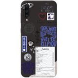 WANNA PROTECT Samsung Galaxy A50 ile Uyumlu Siyah, Taylor Swift Sticker Desenli, İçi Kadife Silikon Telefon Kılıfı