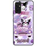WANNA PROTECT Samsung Galaxy A54 ile Uyumlu Kamera Korumalı Kuromi Desenli Glossy Telefon Kılıfı glossy_119