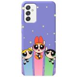 WANNA PROTECT Samsung Galaxy A55 ile Uyumlu Lila, Puff Girl Power Desenli, İçi Kadife Silikon Telefon Kılıfı puffgirlpower_249
