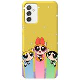 WANNA PROTECT Samsung Galaxy A55 ile Uyumlu Sarı, İçi Kadife, Puff Girl Power Desenli Silikon Telefon Kılıfı puffgirlpower_249