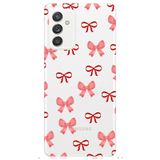 WANNA PROTECT Samsung Galaxy A55 ile Uyumlu Şeffaf Fiyonklar Desenli Silikon Telefon Kılıfı lansmankilif_249