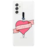 WANNA PROTECT Samsung Galaxy A55 ile Uyumlu Şeffaf Unutma Girl Power Desenli Silikon Telefon Kılıfı unutmagirlpower_249