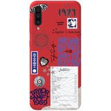 WANNA PROTECT Samsung Galaxy A70 ile Uyumlu Kırmızı, Taylor Swift Sticker Desenli, İçi Kadife Silikon Telefon Kılıfı taylor_191