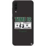WANNA PROTECT Samsung Galaxy A70 ile Uyumlu Siyah Premium İçi Kadife Money Desenli Silikon Telefon Kılıfı money_191