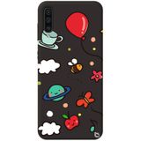 WANNA PROTECT Samsung Galaxy A70 ile Uyumlu Siyah Renkli Arı Balon İçi Kadife Desenli Silikon Telefon Kılıfı aribalonn_191