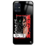 WANNA PROTECT Samsung Galaxy A71 ile Uyumlu Attack On Titan Eren Desenli Glossy Kılıf, Karışık Renk attackontitan28glossy_184