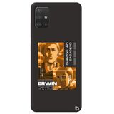 WANNA PROTECT Samsung Galaxy A71 ile Uyumlu, Attack On Titan Erwin Tasarımlı, Premium Kadife İç, Silikon Telefon Kılıfı, Siyah attackontitan14_180