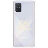 WANNA PROTECT Samsung Galaxy A71 ile Uyumlu Enjoy Desenli Şeffaf Silikon Telefon Kılıfı enjoy_180