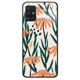 WANNA PROTECT Samsung Galaxy A71 ile Uyumlu Flower Premium Desenli Glossy Kılıf, Çok Renkli