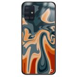 WANNA PROTECT Samsung Galaxy A71 ile Uyumlu Girdap Premium Desenli Glossy Kılıf, Karışık Renk girdapglossy_184