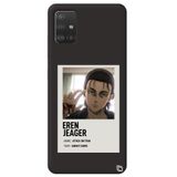 WANNA PROTECT Samsung Galaxy A71 ile Uyumlu Siyah Premium İçi Kadife Attack On Titan Eren Yeager Desenli Silikon Telefon Kılıfı attackontitan13_180