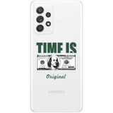 WANNA PROTECT Samsung Galaxy A72 ile Uyumlu Money Desenli Şeffaf Silikon Telefon Kılıfı money_182