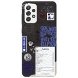 WANNA PROTECT Samsung Galaxy A72 ile Uyumlu Siyah, Taylor Swift Sticker Desenli, İçi Kadife Silikon Telefon Kılıfı taylor_182