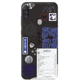 WANNA PROTECT Samsung M11 ile Uyumlu Siyah, Taylor Swift Sticker Desenli, İçi Kadife Silikon Telefon Kılıfı taylor_225