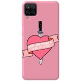 WANNA PROTECT Samsung M12 ile Uyumlu Pembe, İçi Kadife, Unutma Girl Power Desenli Silikon Telefon Kılıfı unutmagirlpower_206