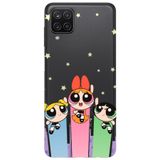 WANNA PROTECT Samsung M12 ile Uyumlu Puff Girl Power Desenli Silikon Telefon Kılıfı, Şeffaf puffgirlpower_206