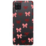 WANNA PROTECT Samsung M12 ile Uyumlu Şeffaf Fiyonklar Desenli Silikon Telefon Kılıfı lansmankilif_206
