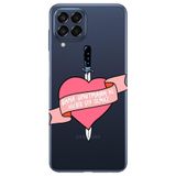 WANNA PROTECT Samsung M22 ile Uyumlu Şeffaf Unutma Girl Power Desenli Silikon Telefon Kılıfı unutmagirlpower_216