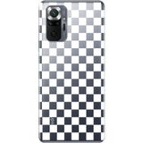 WANNA PROTECT Xiaomi Redmi Note 10 Pro ile Uyumlu Dama Desenli Şeffaf Silikon Kılıf dama_188