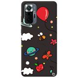 WANNA PROTECT Xiaomi Redmi Note 10 Pro ile Uyumlu Siyah Renkli Arı Balon İçi Kadife Desenli Silikon Telefon Kılıfı aribalonn_188