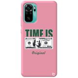 WANNA PROTECT Xiaomi Redmi Note 10s ile Uyumlu Pembe Premium İçi Kadife Money Desenli Silikon Telefon Kılıfı money_189