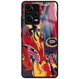 WANNA PROTECT Xiaomi Redmi Note 12 Pro 5G ile Uyumlu Kamera Korumalı Formula 1 Desenli Glossy Telefon Kılıfı glossy_127